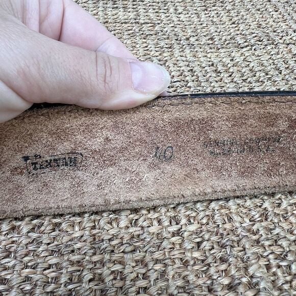 Vintage Textan Western Braided Belt & Bronco Buckle - Picture 6 of 7